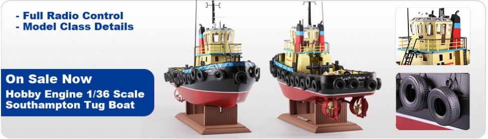 Hobby Engine 1/36 Scale Radio Control Tug Boat