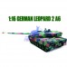 Heng Long 1/16 2.4G RC New German Leopard 2A6 BB Tank with Sound - Standard Version